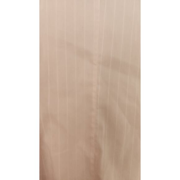 Talbots Top Womens 14 Petite Pink Imprinted Stripes Button Up Long Sleeve NWT - Picture 7 of 10